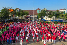 Ribuan Peserta Ikuti Senam Massal KORMI Kota Tangsel