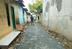 Jalan Gang Kampung Lontar Kini Bebas Banjir