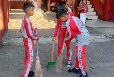 SDN Jurumudi 4 Rutinkan Kerja Bakti untuk Cegah DBD