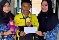 Wahyu Ferdiansyah Siswa SMPN Sindang Jaya Raih Emas PORKAB