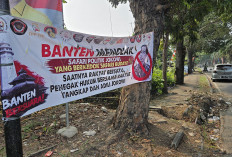 Spanduk Penolakan Safari Jokowi Marak di Tangerang