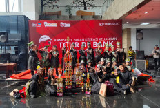 Sabet Empat Medali, SDN Larangan 6 Kokohkan Juara Umum Tour De Bank