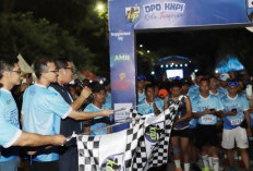 Ribuan Pelari Ramaikan KNPI Colour Night Run 