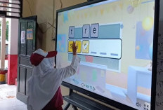 SDN Slapajang 1 Gunakan Papan Interaktif Digital Dalam Pembelajaran, Siswa Lebih Aktif dan Kreatif
