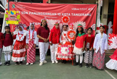 Semarak HUT Ke-81 RI di SDN Panunggangan 10, Karnaval Kostum Daur Ulang 