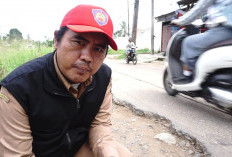 Banyak Pemotor Jatuh di Jalan Raya Daon