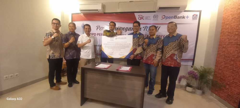 Disaksikan OJK, Perbarindo DKI Jaya Tandatangani Kerjasama Open Bank+