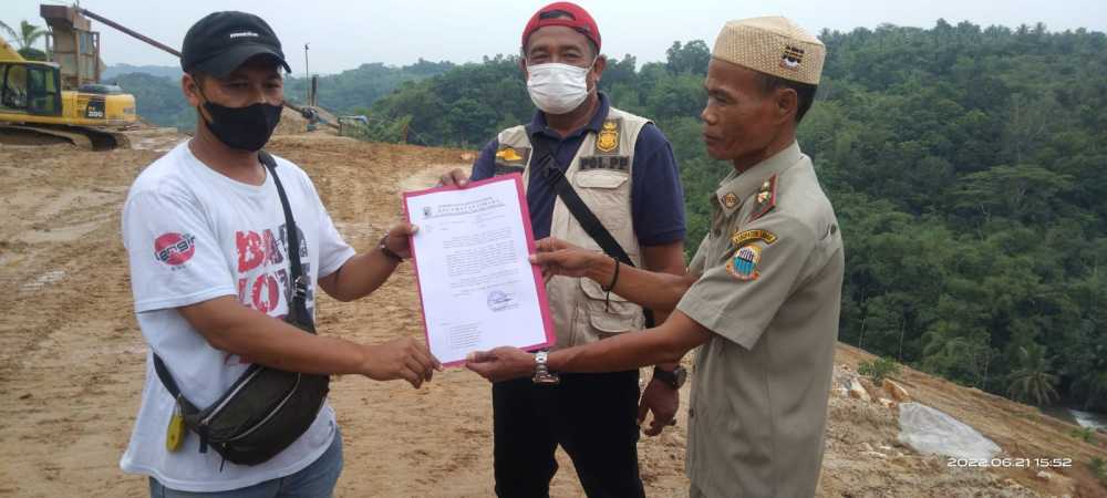 Sungai Jadi Keruh, Satpol PP Tutup Galian Pasir di Cihara