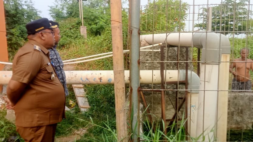 Minimalisir Banjir Saat Musim Hujan, Camat Pasar Kemis Tinjau Mesin Pompa Air