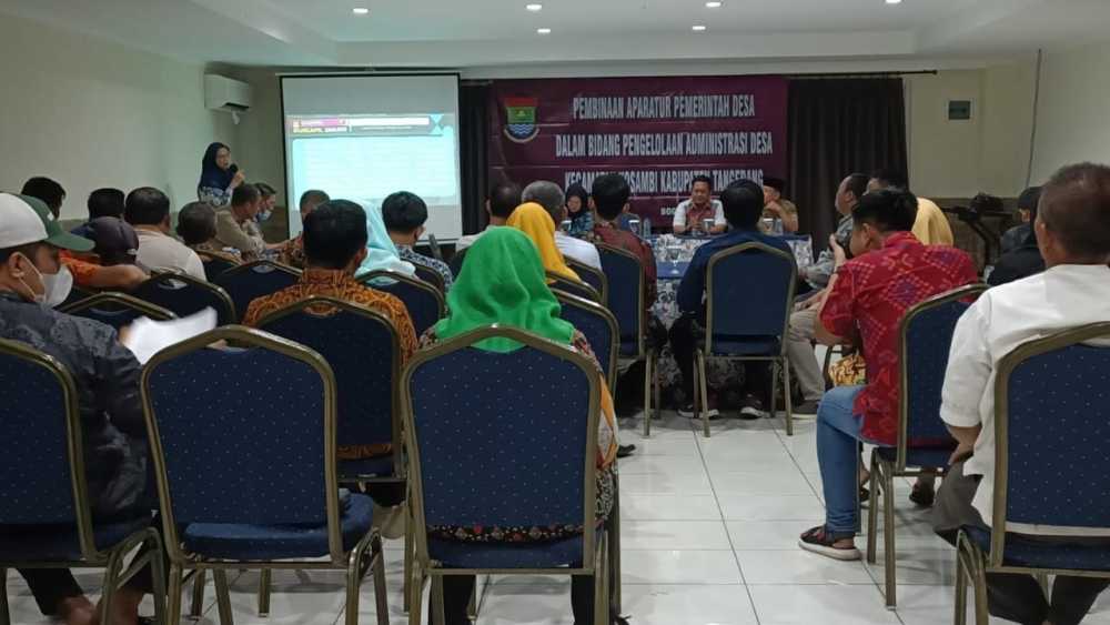 Program Desa di Kecamatan Kosambi Sudah 85 Persen