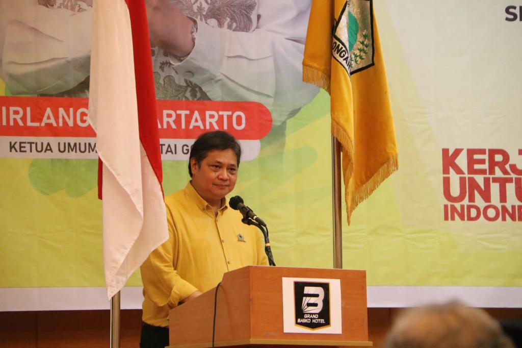 Airlangga Tegas, Golkar Harus Menang di Sumbar