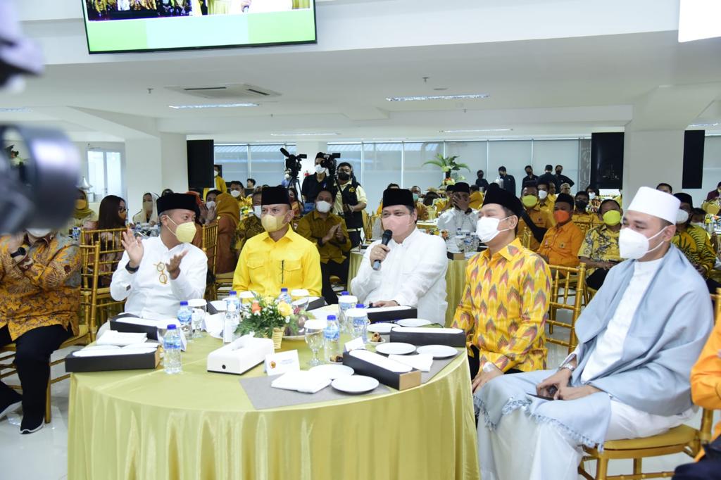 Airlangga Didoakan Jadi Presiden 2024 saat Santuni Anak Yatim