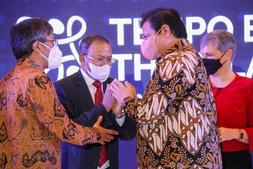 Hadiri Tempo-BNI The Bilateral Forum 2022, Airlangga Sebut Tantangan Besar Majukan Perekonomian Indonesia