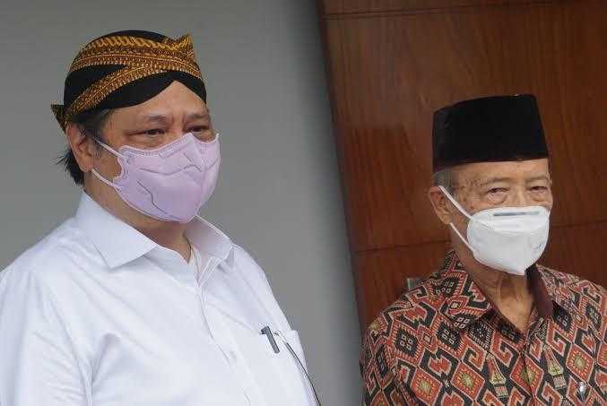 Airlangga Mengenang  Buya Syafii: Beliau Bapak Generasi Bangsa