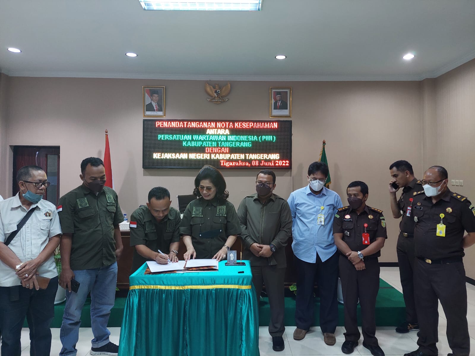 PWI Kabupaten Tangerang MoU dengan Kejari Kabupaten Tangerang