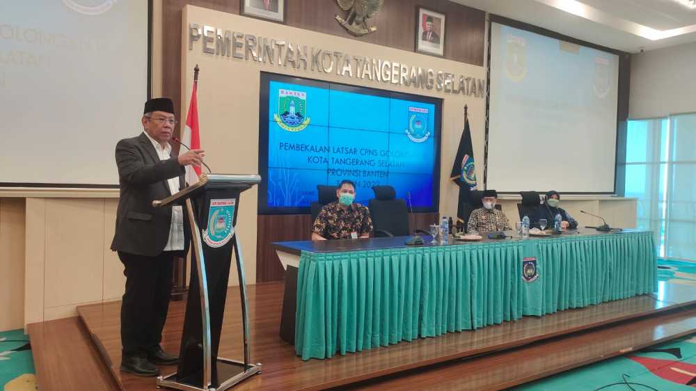 105 CPNS Kota Tangsel Ikuti Latihan Dasar Golongan 3