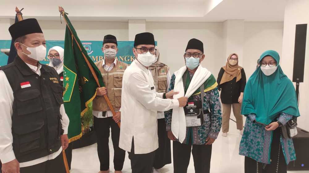 Lepas Jamaah Haji, Pilar: Jangan Lupa Tetap Memakai Masker