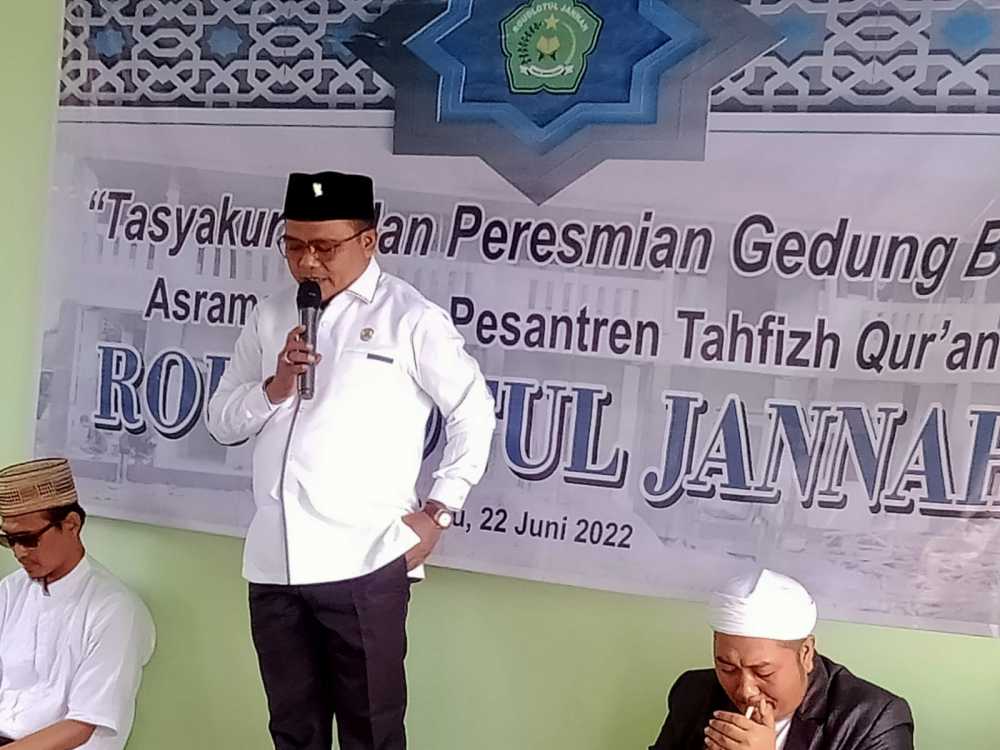 Ketua DPRD Kabupaten Tangerang Bantu Fasilitas Ponpes Tahfizh Quran