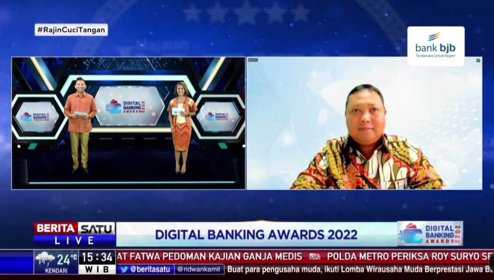 Terus Kembangkan DIGI menjadi Super Apps, bank bjb Raih 2 Penghargaan  di Digital Banking Awards 2022