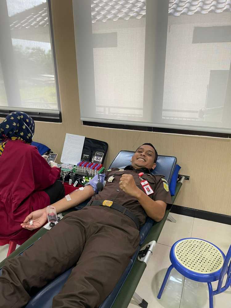 Sambut Hari Bhakti Adhyaksa, Kejaksaan Negeri Kabupaten Tangerang Gelar Donor Darah