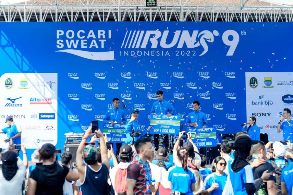 Dorong Gaya Hidup Sehat, bank bjb Dukung Pocari Sweat Run Indonesia 2022