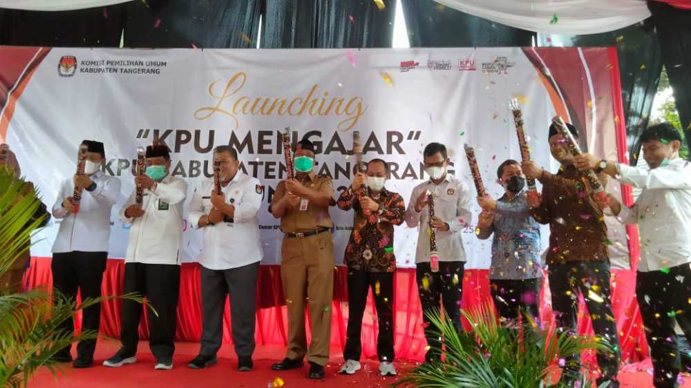 Pendidikan Pemilih, KPU Kabupaten Tangerang Launching Program Mengajar