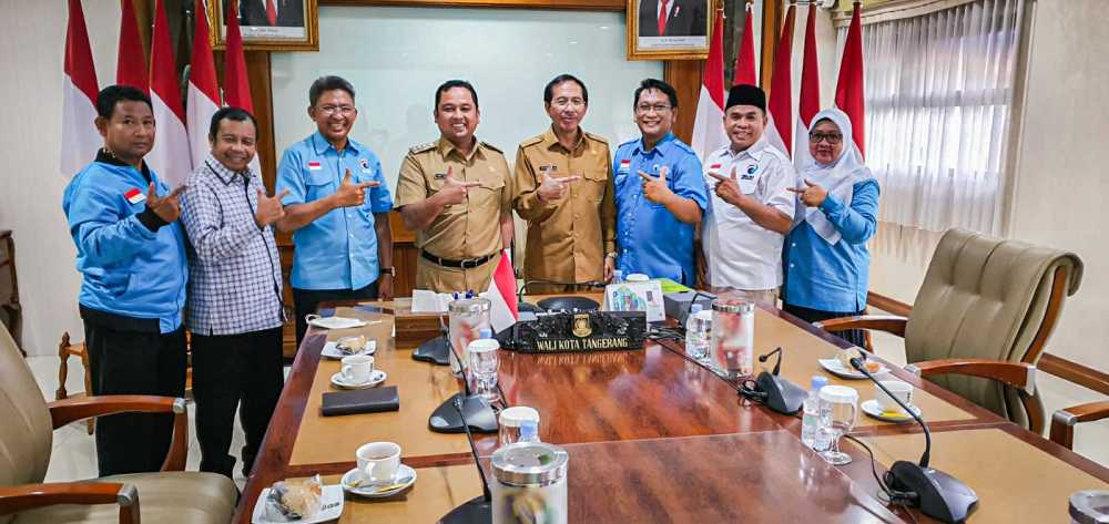 DPD Gelora Kota Tangerang Sambangi Walikota Tangerang