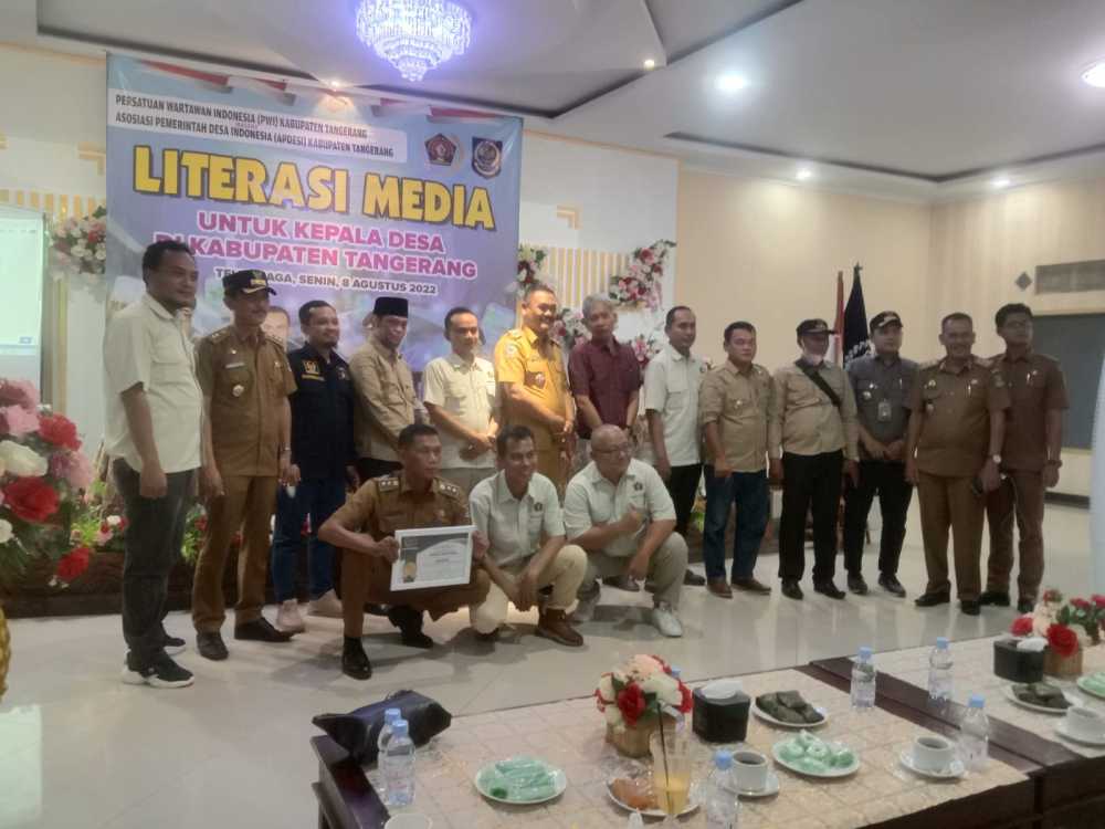 PWI Kabupaten Tangerang Gelar Literasi Media untuk Kepala Desa