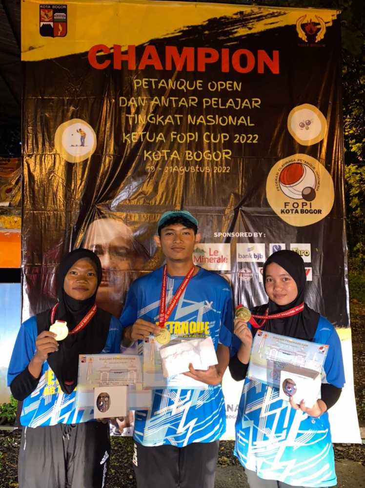 Raih Medali Emas, Atlet Petanque Kabupaten Tangerang Pede Hadapi Porprov VI Banten