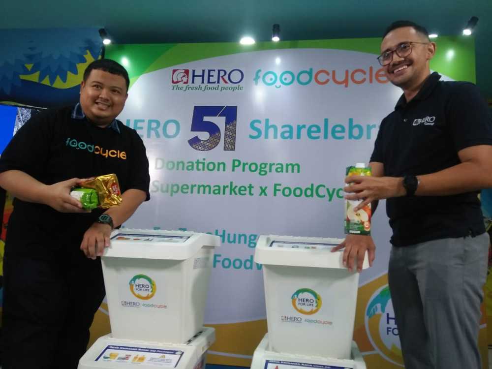 Rayakan HUT ke-51 Hero Group, Hero Supermarket Gandeng Foodcycle Indonesia Edukasi Peduli Sampah