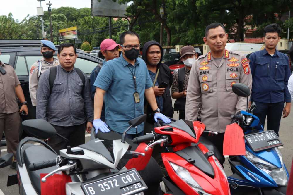 Polisi Bekuk Kawanan Curanmor Spesialis Parkiran