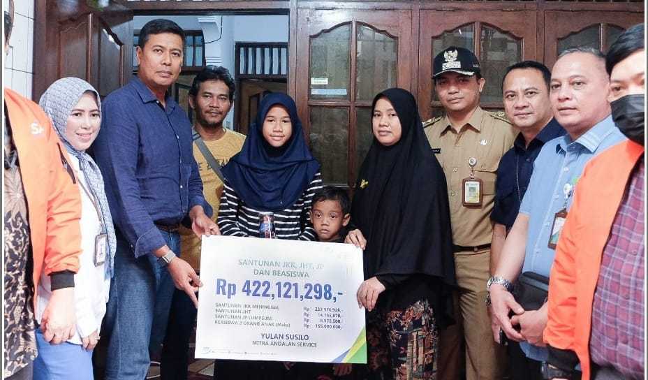 Kurir Meninggal Saat Antar Paket, BPJS Ketenagakerjaan Bayarkan Manfaat Total Rp422 Juta