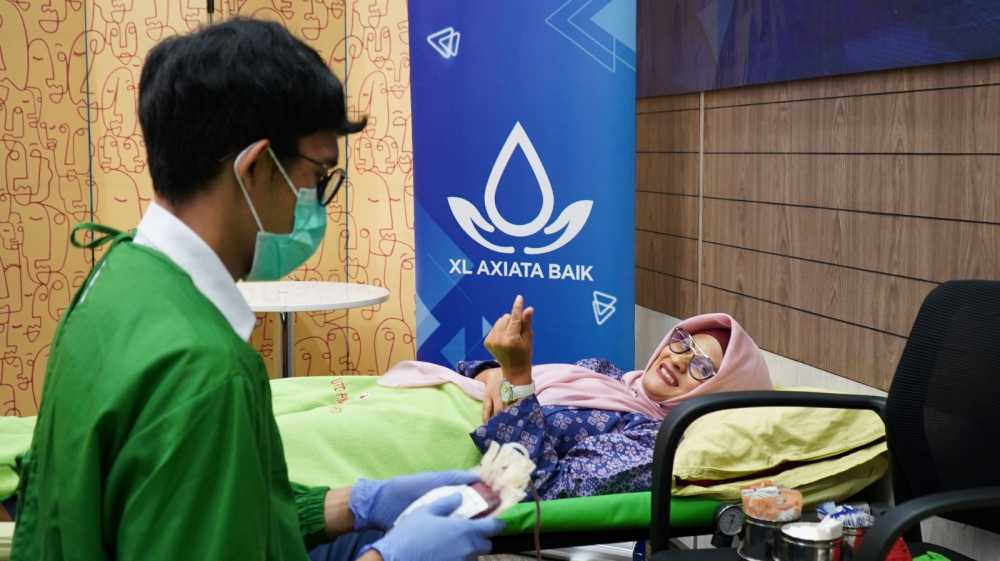 Dukung Kepedulian Sosial Masyarakat, Ratusan Karyawan XL Axiata Ikut Donor Darah