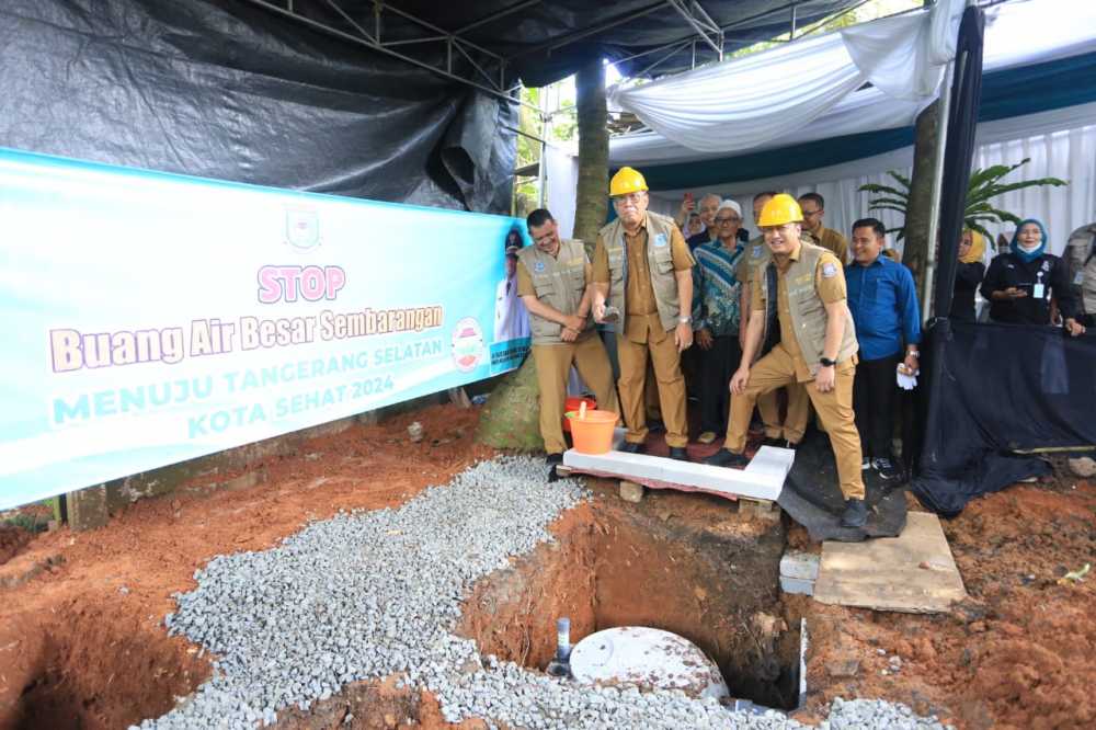 Pemkot Tangsel Bangun 1.800 Septic Tank, Hapus Kebiasaan BAB Sembarangan