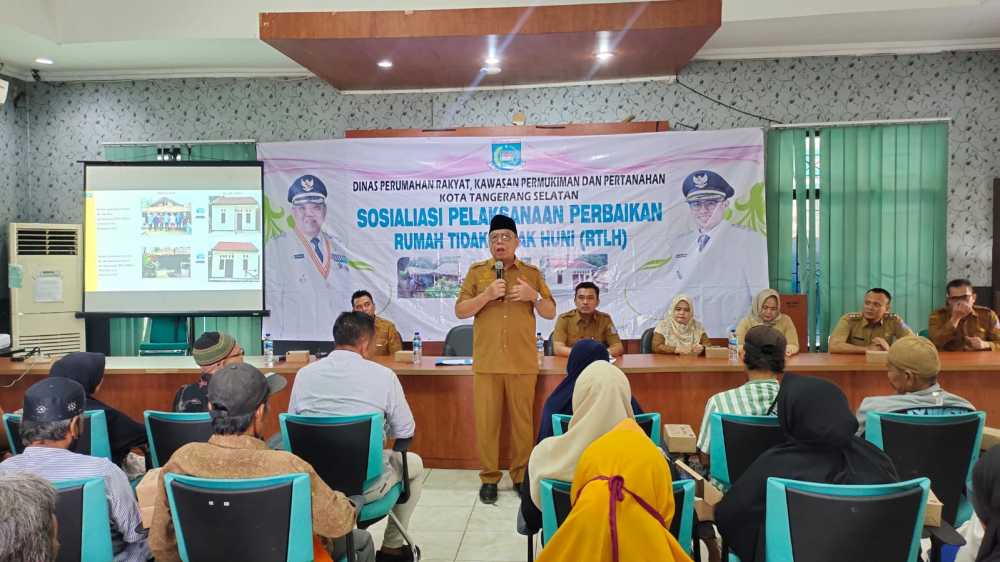 Pembangunan Bedah Rumah di Kota Tangsel Dimulai Sebelum Puasa