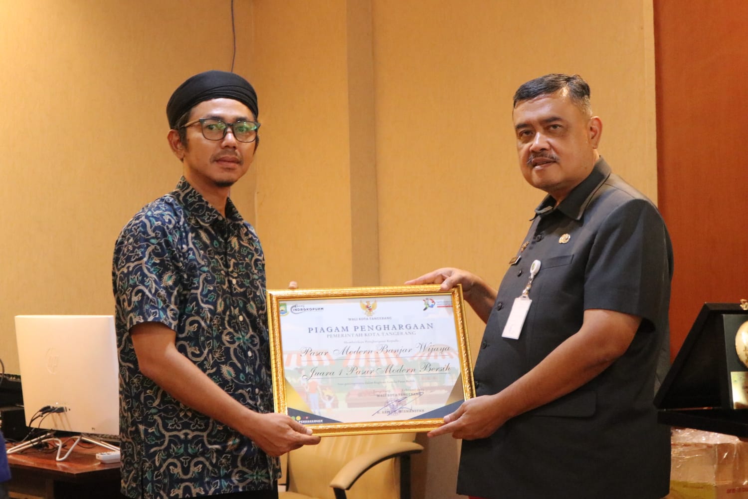 Pasar Modern Banjar Wijaya Raih Penghargaan dari Pemkot Tangerang