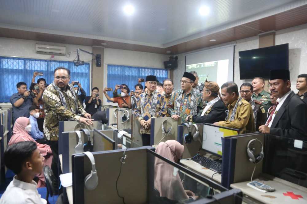 Menag RI Yaqut Cholil Qoumas Monitoring UM-PTKIN di UIN SMH Banten