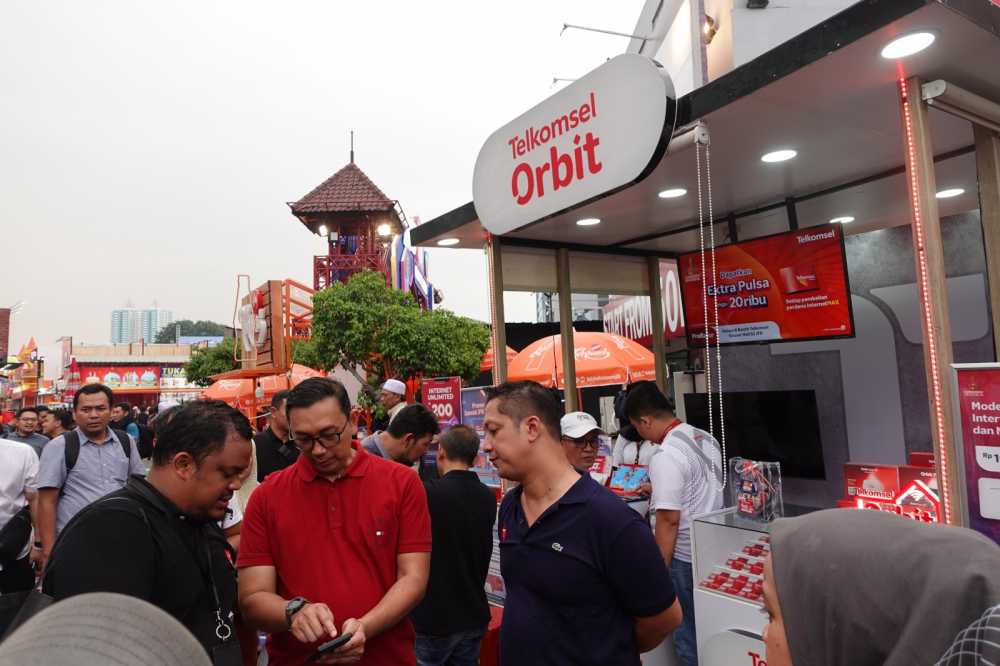 Booth Telkomsel di Jakarta Fair Sediakan Produk dan Hadiah Menarik