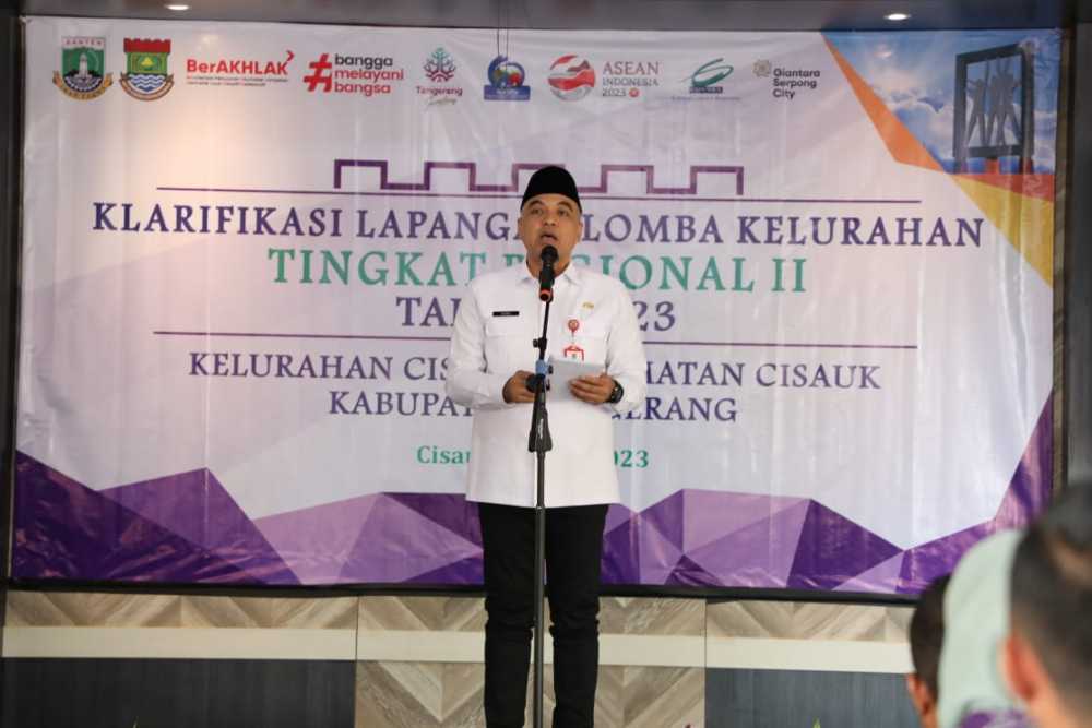 Bupati Zaki Berharap Cisauk Masuk 3 Besar Lomba Kelurahan Tingkat Nasional