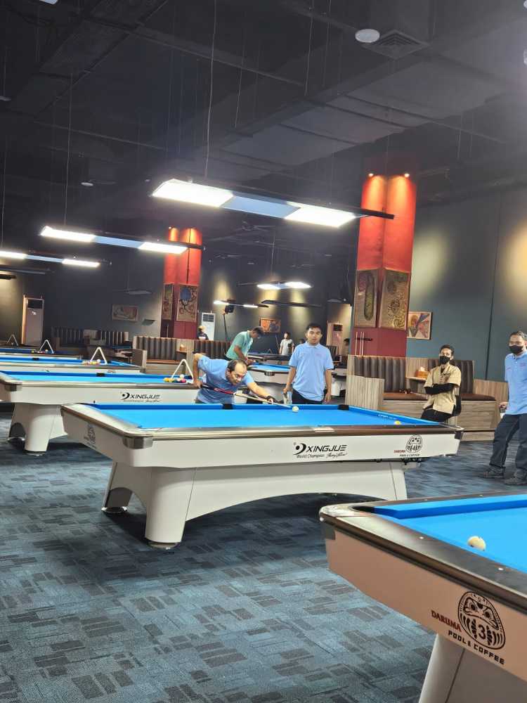 Daruma Pool & Coffe Buka di Metropolis Town Square, Sediakan 38 Meja Billiard