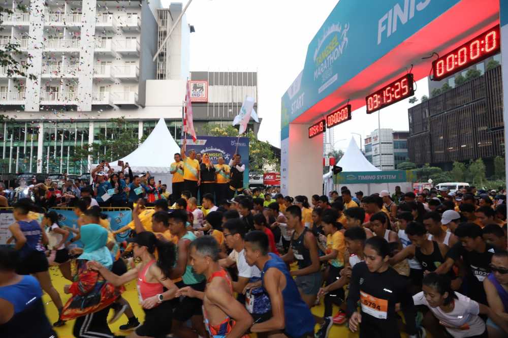 Luar Biasa, Ribuan Peserta Ikuti Tangsel Marathon