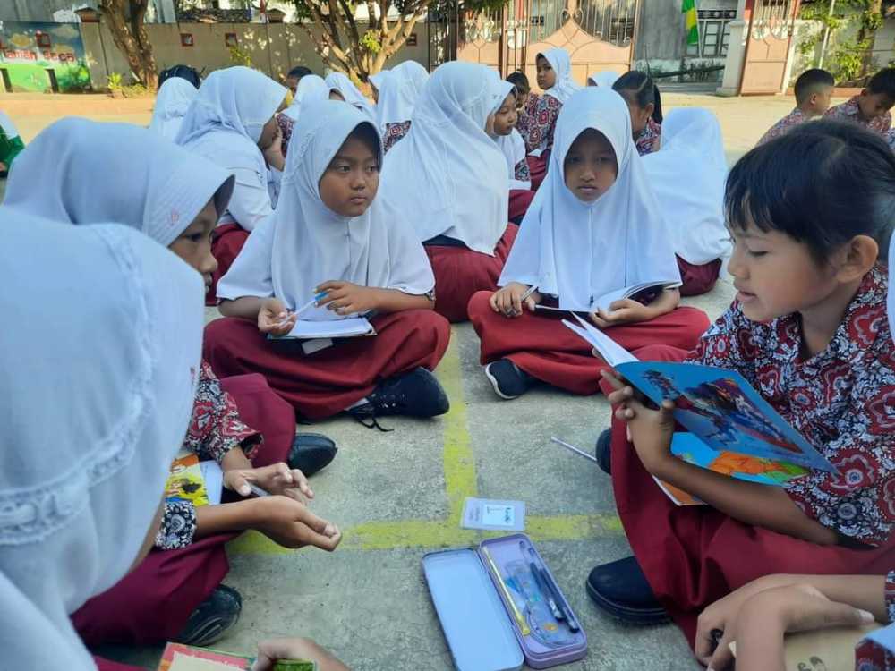 SDN II Tigaraksa Tanamkan Minat Baca Pada Siswa