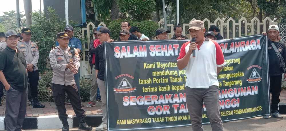 Warga Tanah Tinggi Desak Pemkot Tangerang Lanjutkan Pembangunan GOR