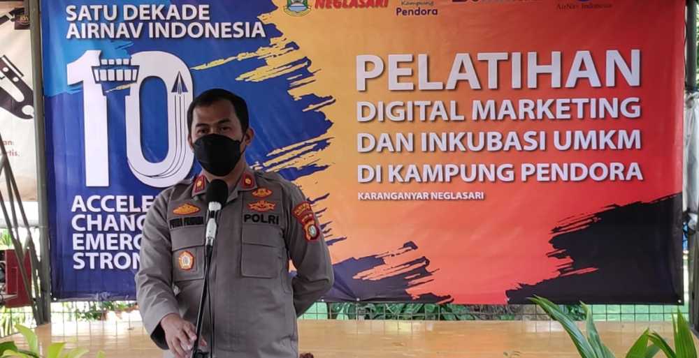 Polsek Neglasari Gelar Pelatihan Digital Marketing