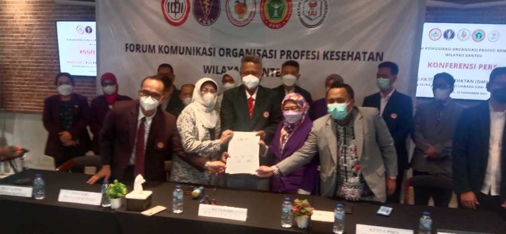 Lima Organisasi Kesehatan di Banten Tolak RUU Omnibus Law