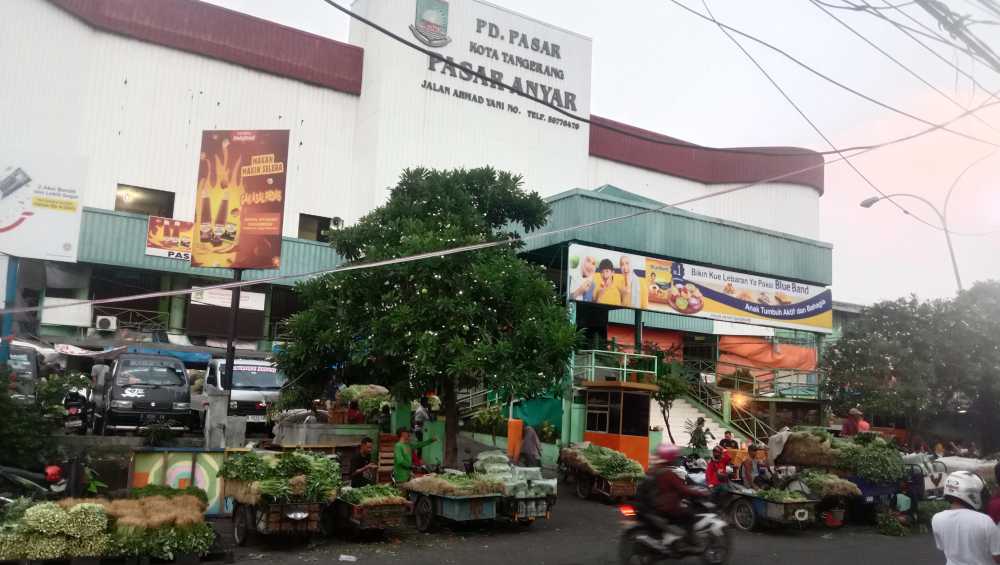 Akhir Tahun, Pasar Anyar Tangerang Mulai Dibongkar