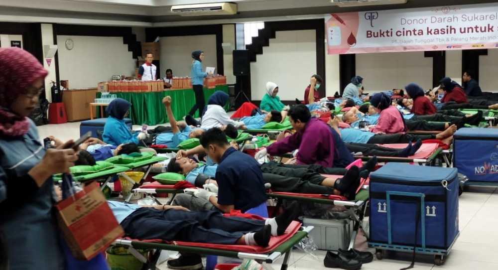 PMI Kota Tangerang Gelar Donor Darah, 2 Hari Target 700 Kantong Darah