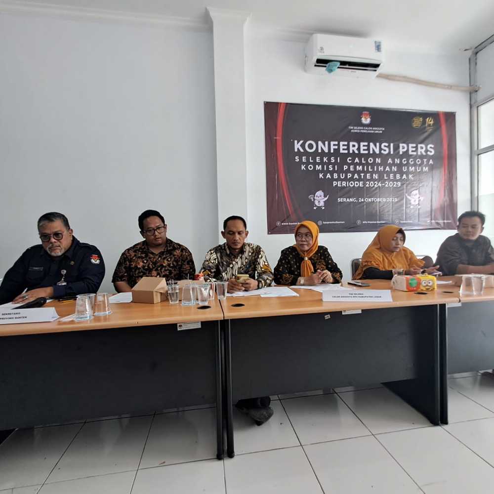 Resmi, Pendaftaran Calon Anggota KPU Lebak Periode 2024-2029 Dibuka, Catat Tanggalnya