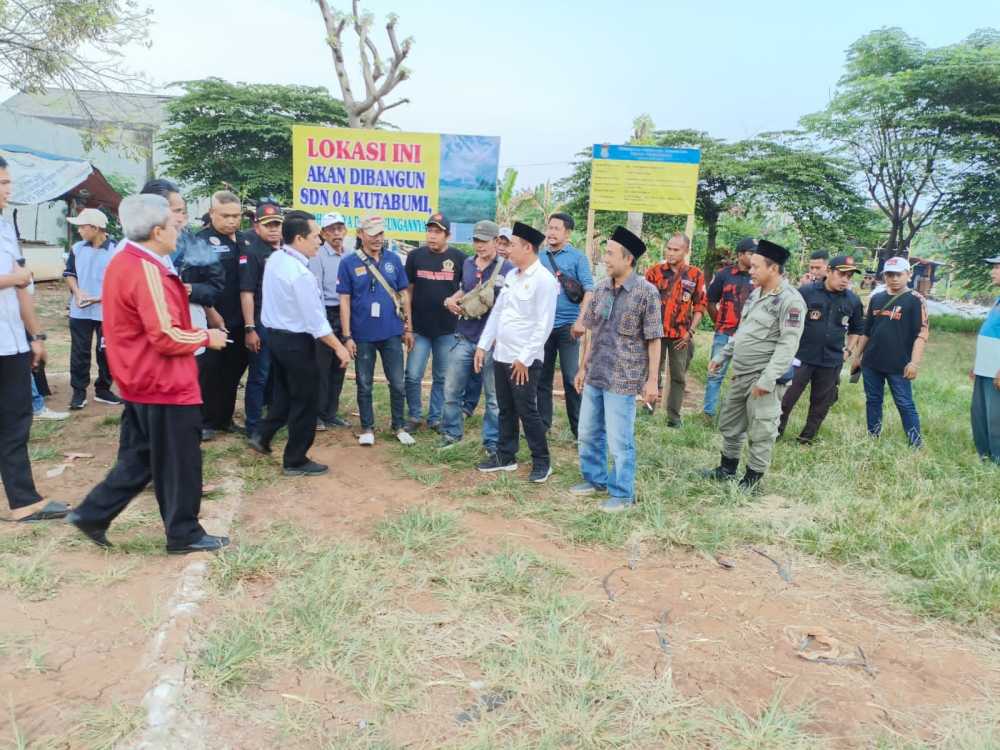 Pemkab Tangerang Mulai Membangun SDN 4 Kuta Bumi, Dibangun Dekat Warem ‘Kali Mati’