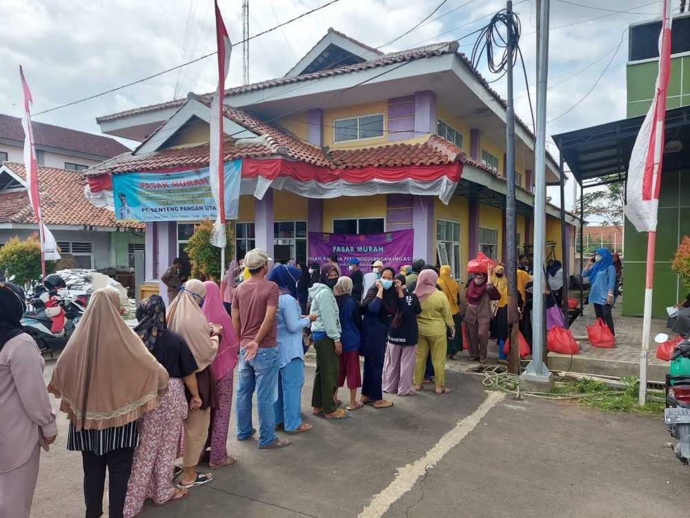 Kecamatan Kosambi Gandeng PT BPU Gelar Pasar Murah